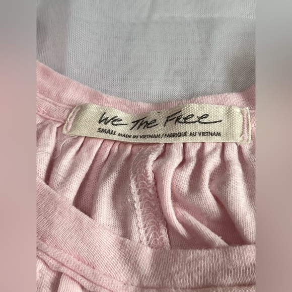 We The Free Go to Town Tank Light Pink Top Small Free People - Picture 6 of 12